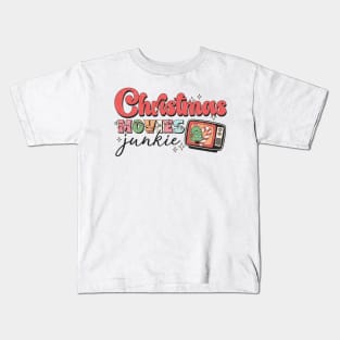 Retro Christmas Movies Kids T-Shirt